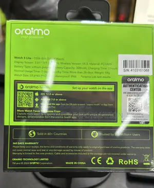 Oraimo Watch 5lite