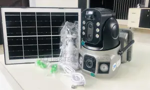 V380pro Solar Camera Three Screen 4g