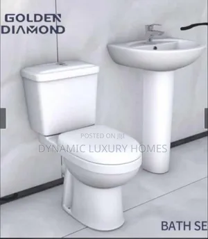 Golden Diamond Water Closet Complete Set Bath