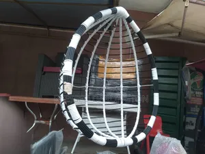 Black and White Swing Chair