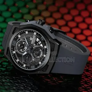 **The Waterproof Rubber Naviforce Wristwatch **