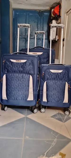 Set of 3 Blue Swiss Polo Luggage