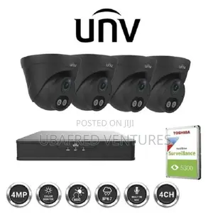 Unv 2mp Analog Dome Camera Colorhunter, Camera Range: Upto 30met