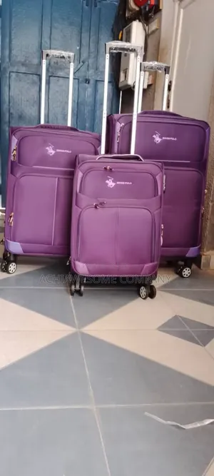 Set of 3 Purple Swiss Polo