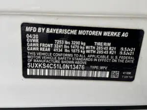 BMW X7 xDrive50i 2020 White