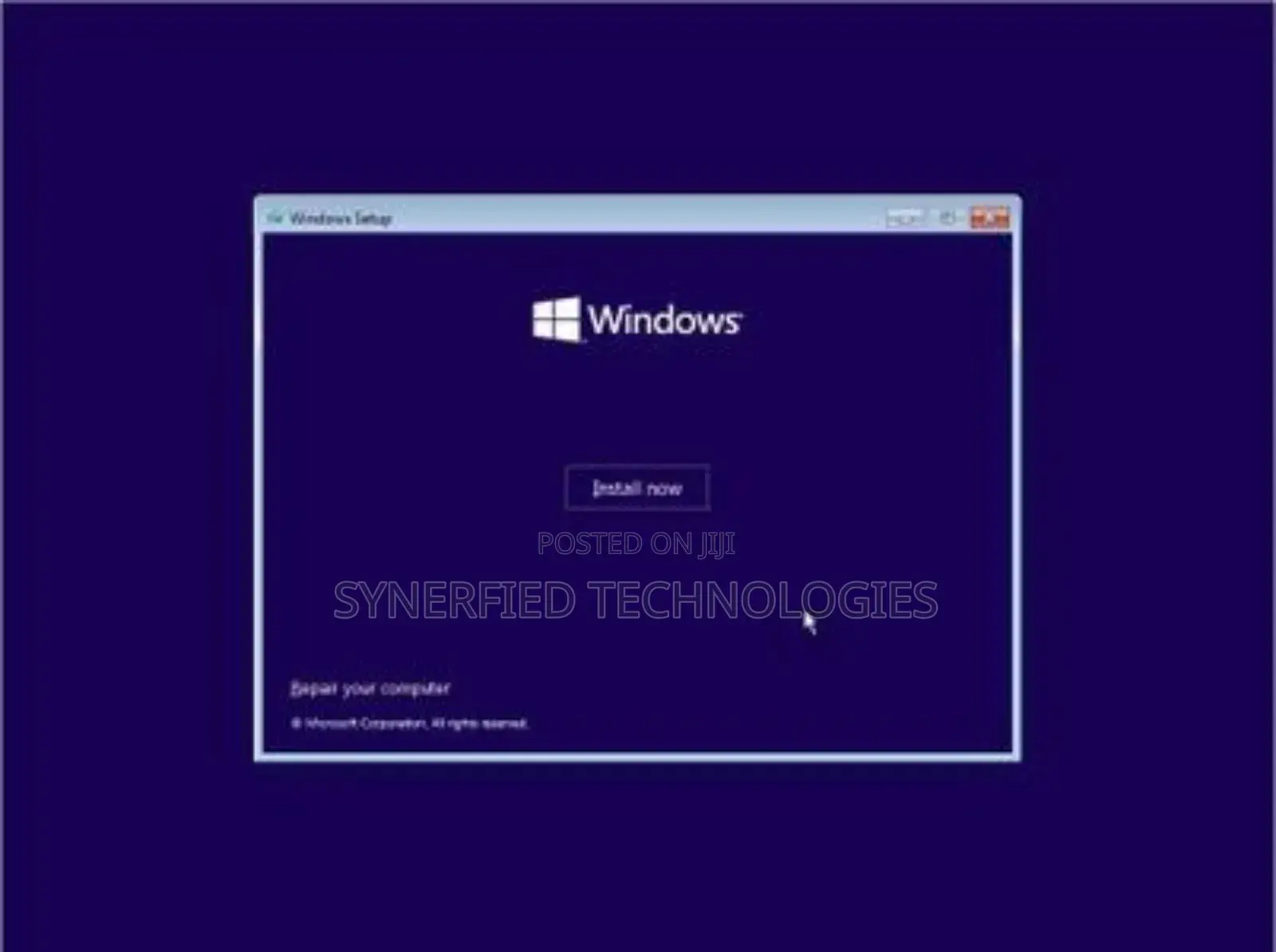 Operating System and Software Installation.