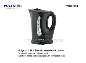 1.8liters Electric Kettle Black Colour