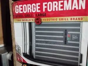 George Foreman Large Electric Steel Grill