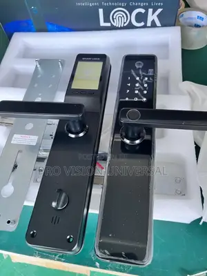 Smart Door Lock Also Has Fingerprint, Card, Key