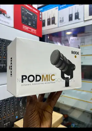 Rode Podmic Cardioid Dynamic Broadcast Microphone, Black