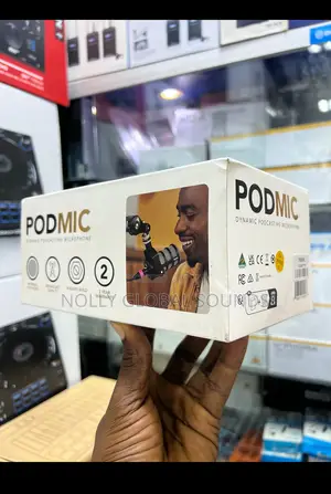 Rode Podmic Cardioid Dynamic Broadcast Microphone, Black