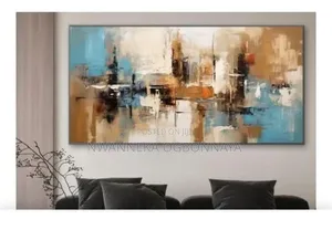 Abstract Style Painting on Canvas for Living Room