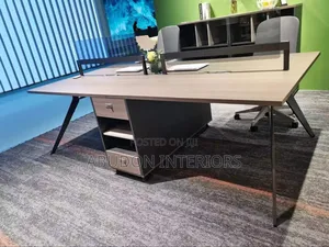 Executive Table With Cabinet