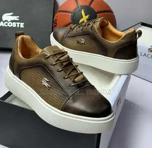 Lacoste Tennis Leather Lace Shoes