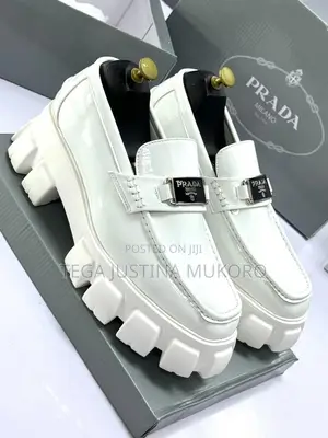 Prada Men's White Shoes