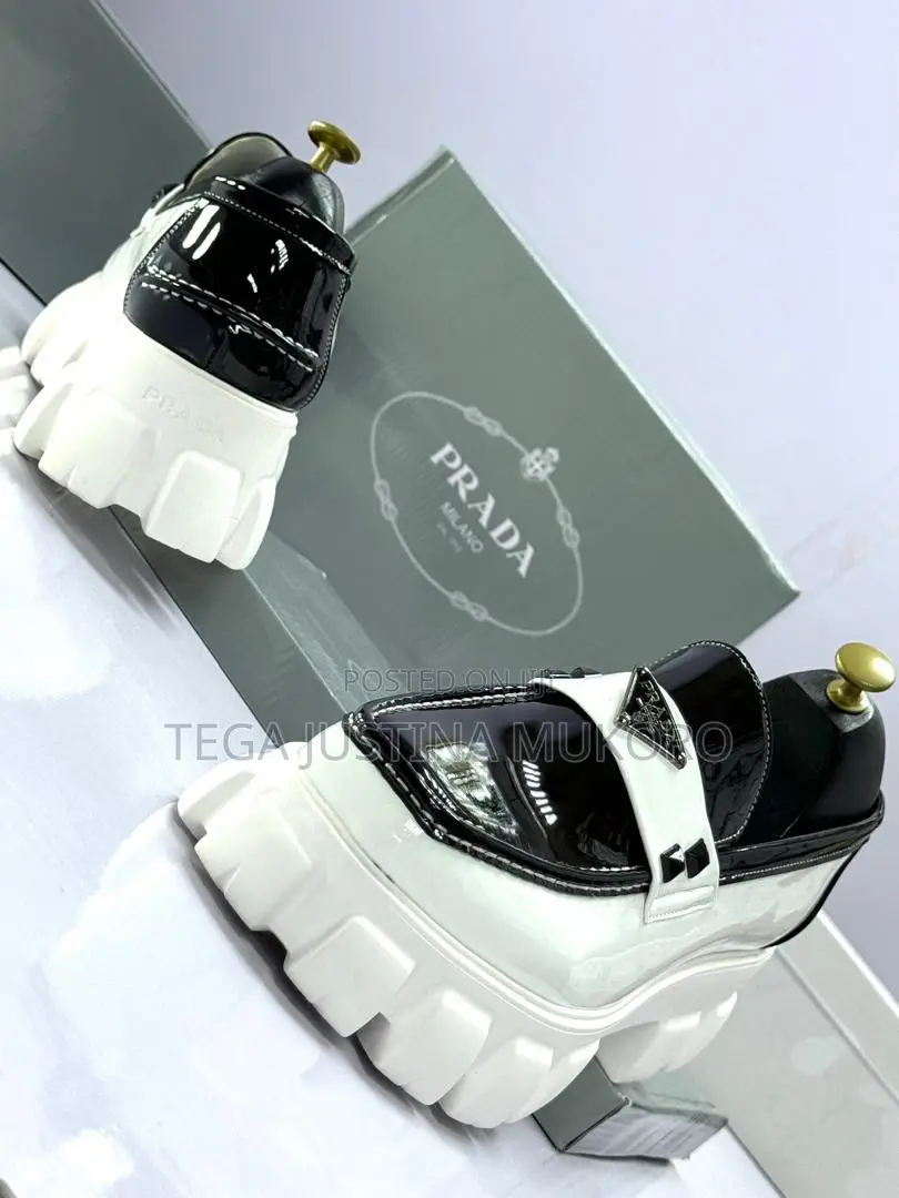 Prada Men's White Shoes