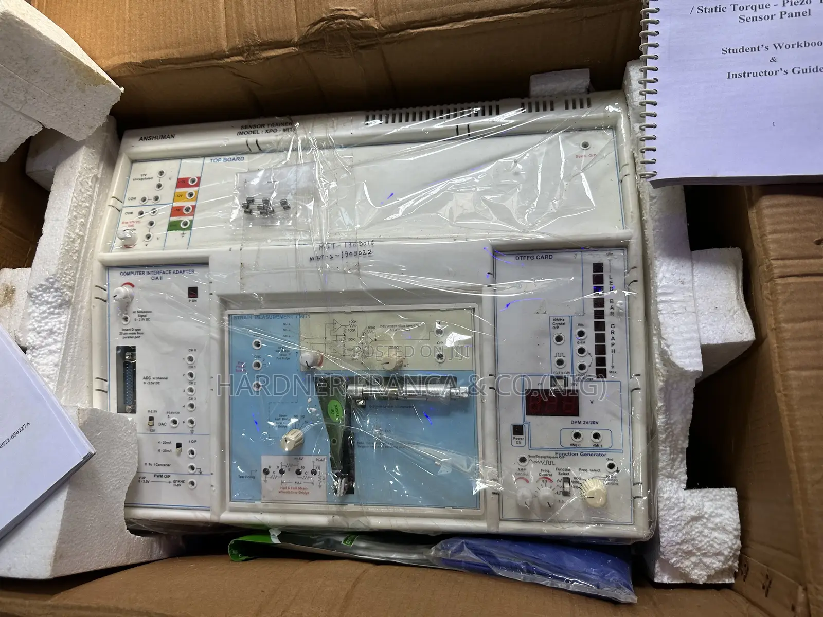 Sensor Instrumentation Trainer(Strain Guage Trainer )