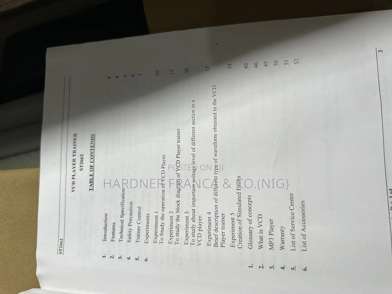 VCD Player Trainer
