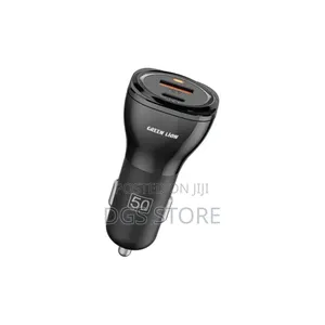 Green Lion Dual Port Car Charger 50w Max Qc 20w Pd 30woutput