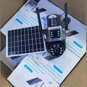 Double Lens Solar CCTV Camera, (Pay on Delivery)