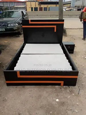Bedframe 4half by 6ft With Side Drawer