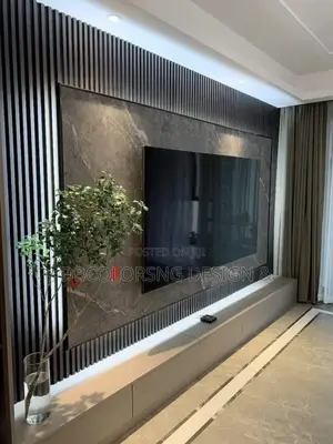 Latest Tv Console And Wall Mounted Panel In Lagos