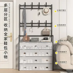 Clothes Hanger Multi Layer Shoe Rack Hat Bag Shelf Organizer