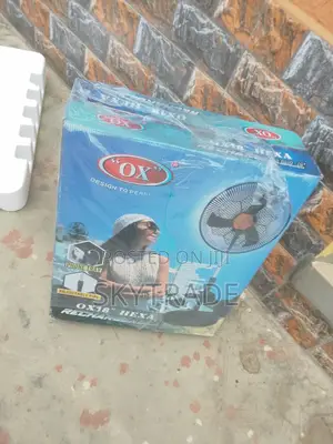 Advanced Ox 18 Inches Hexa Recharable Fan With Remote