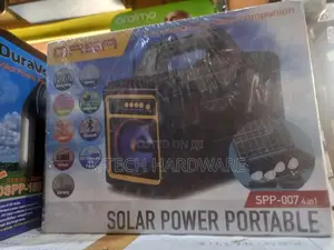 Qasa 4in1 Solar Power Portable+16v20w Solar Panel+Led Bulbs