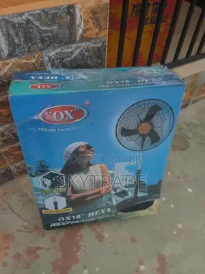 Original (Rf-1618)18'' Hexa Remote Ox Rechargeable Fan