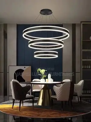 Restaurant Dining Led Pendant Lights Black Gold