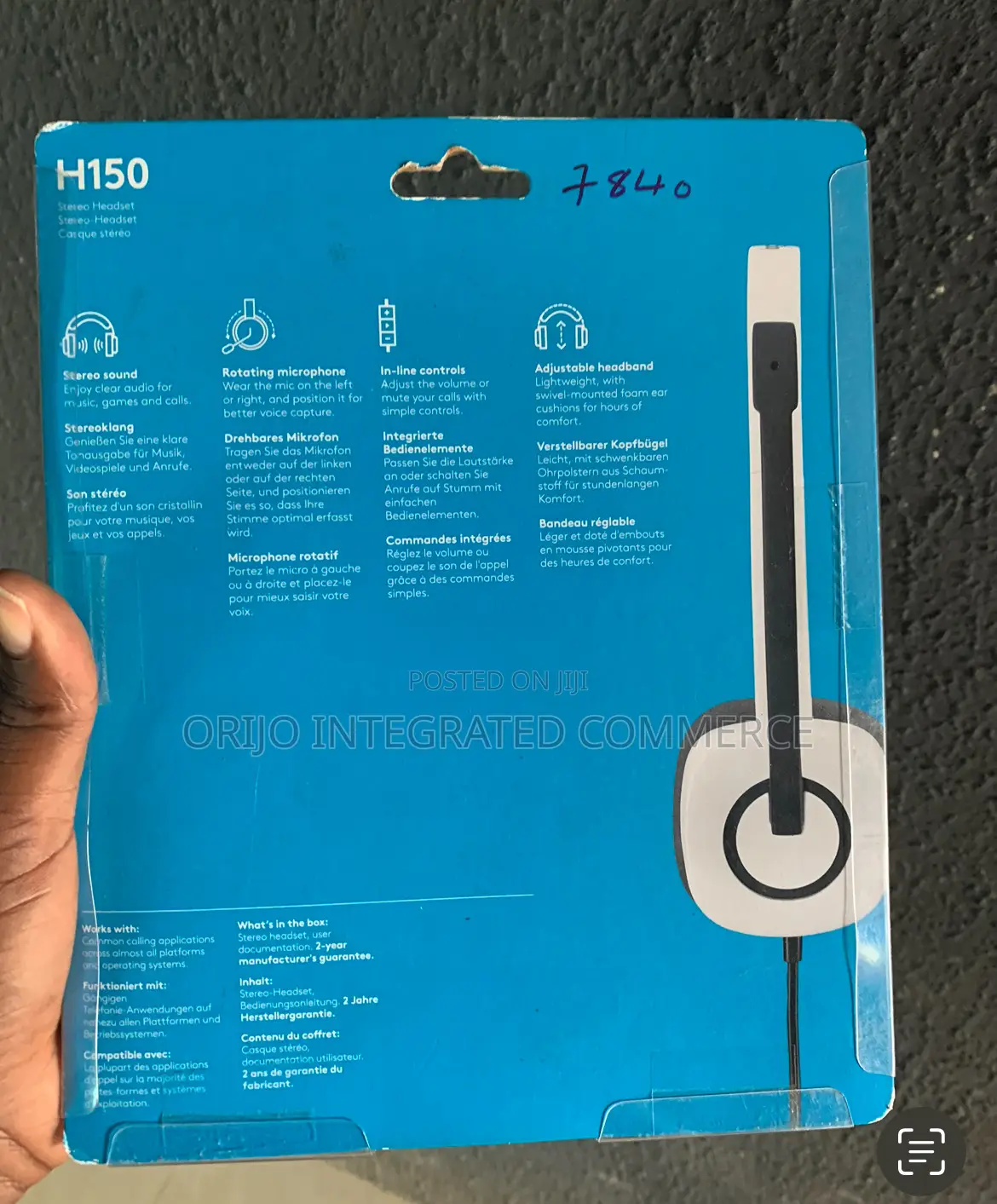 Logitech H150 Stereo Headset With Microphone