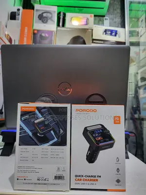 Porodo Quick Charge Fm Car Charger