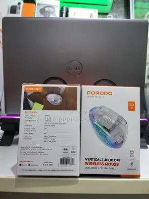Porodo Rechargeable Wireless 6d Ergonomic Vertical Mouse