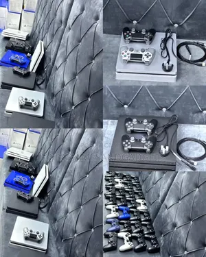 Playstation 4 Slim Uk Used With 12 Games Installed and Pads