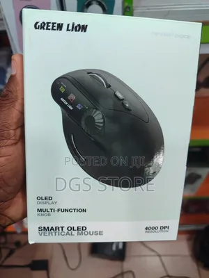 Green Lion Smart Oled Vertical Mouse