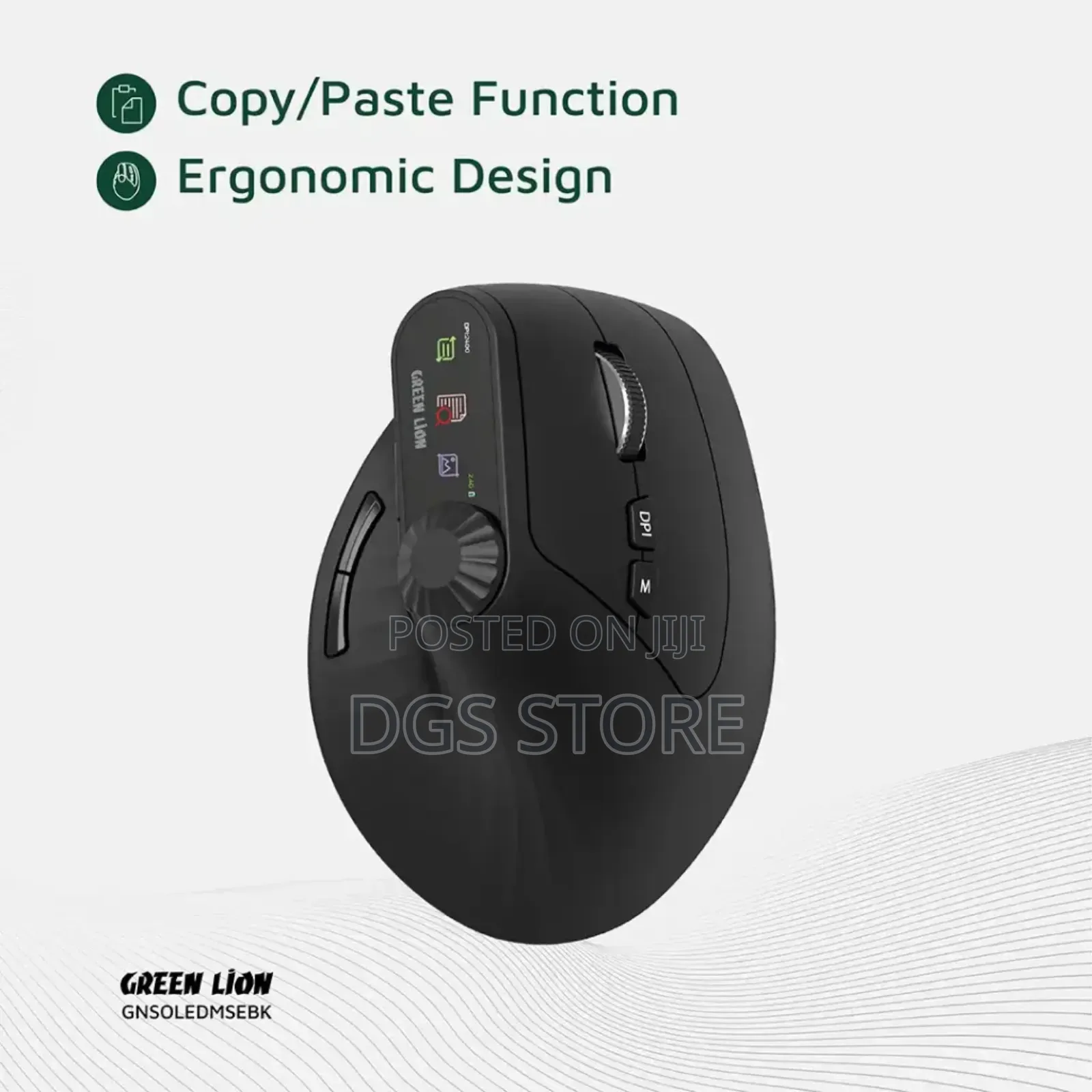 Green Lion Smart Oled Vertical Mouse