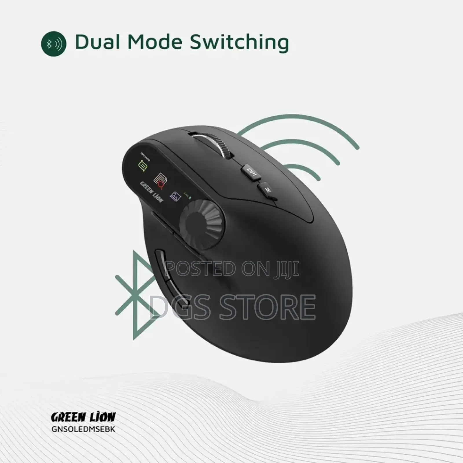 Green Lion Smart Oled Vertical Mouse