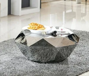 Luxurious Stainless Steel Table.