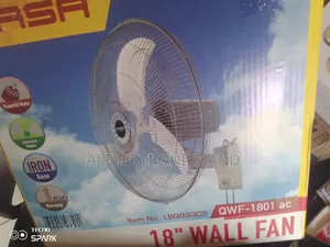 Qasa Wall Fan 18inches Silver Color