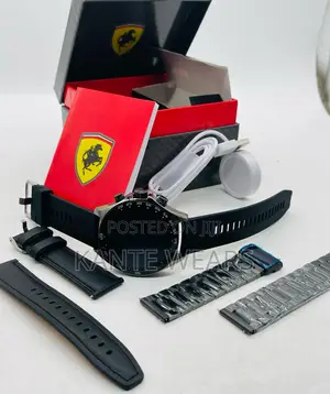 Ferrari Round Structured Smartwatch