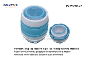 Polystar 3kg Top Loader Singke Tub Folding Washing Machine