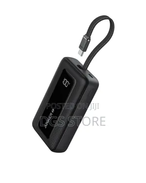 Anker Zolo Power Bank 10,000mah 30w Built-in Usb C Cable