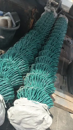 Green Rubber Chain Link for Fencing