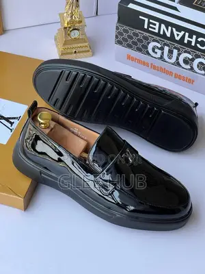 Lv Patent Leather Loafers