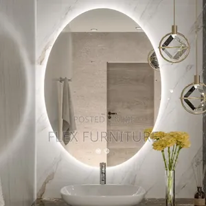 Round Mirror With Lights