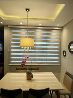 Plain Gold Window Blinds ( Day an Night Version)