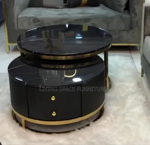 Luxury Marble Top Center Table Set
