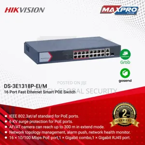 Hikvision 16 Port Poe Switch
