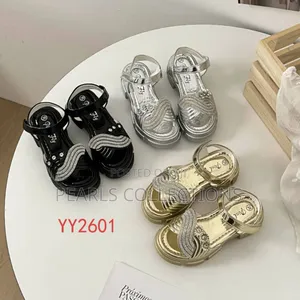 Babies Quality Shoes for Girls in Gold, Silver and Black.